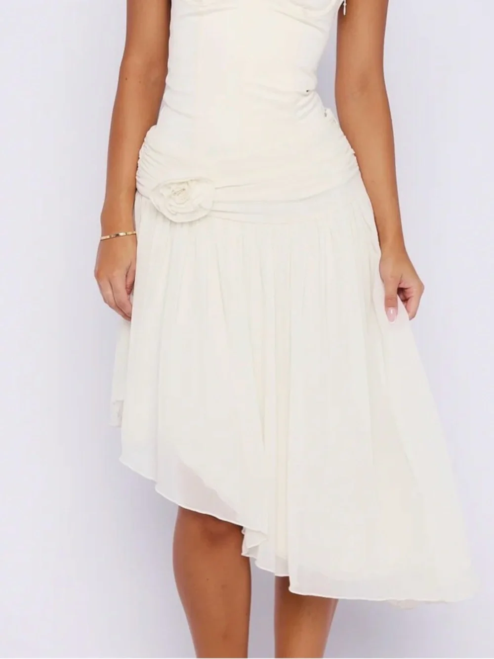 NWT White Fox Boutique Forever Love Midi Skirt